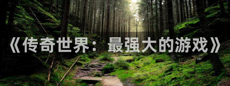 长征娱乐平台官网登录：《传奇世界：最强大的游戏》
