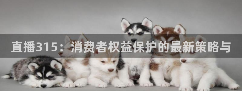 新球体育足球官网：直播315：消费者权益保护的最新策略与